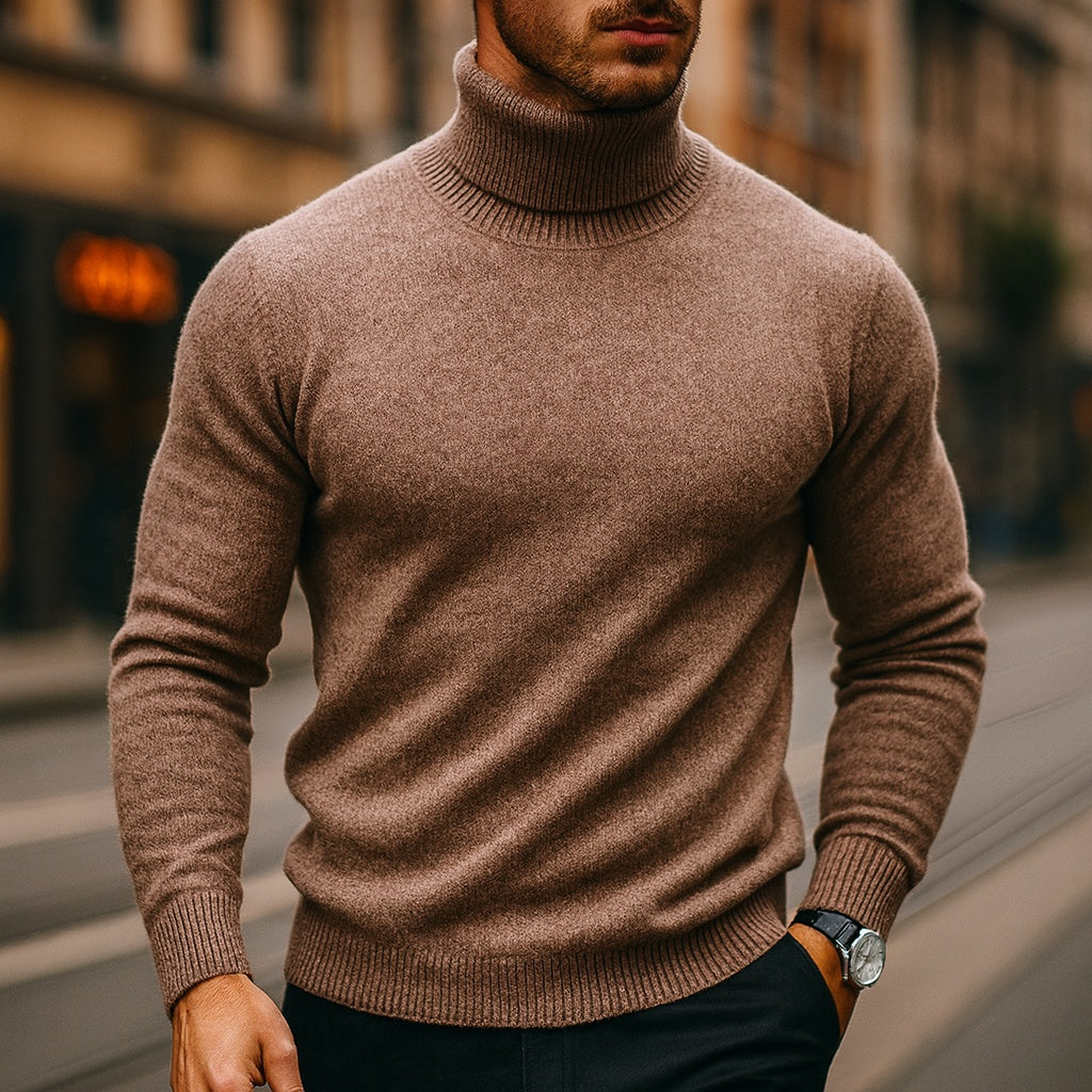 alkan 100 wool turtleneck