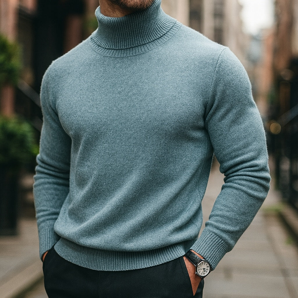 alkan 100 wool turtleneck