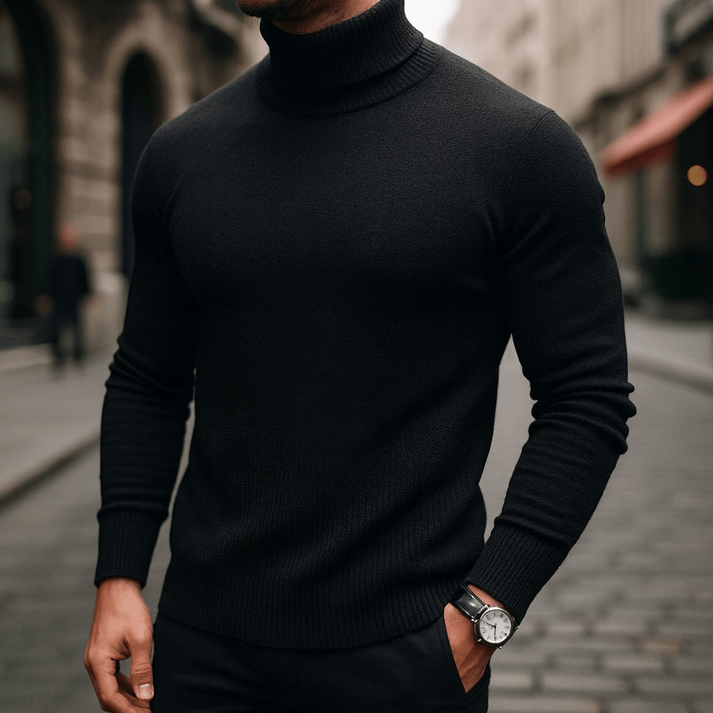 alkan 100 wool turtleneck