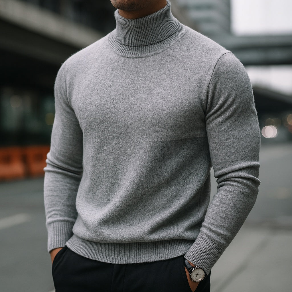 alkan 100 wool turtleneck