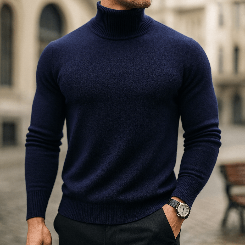 alkan 100 wool turtleneck