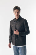genuine leather coat