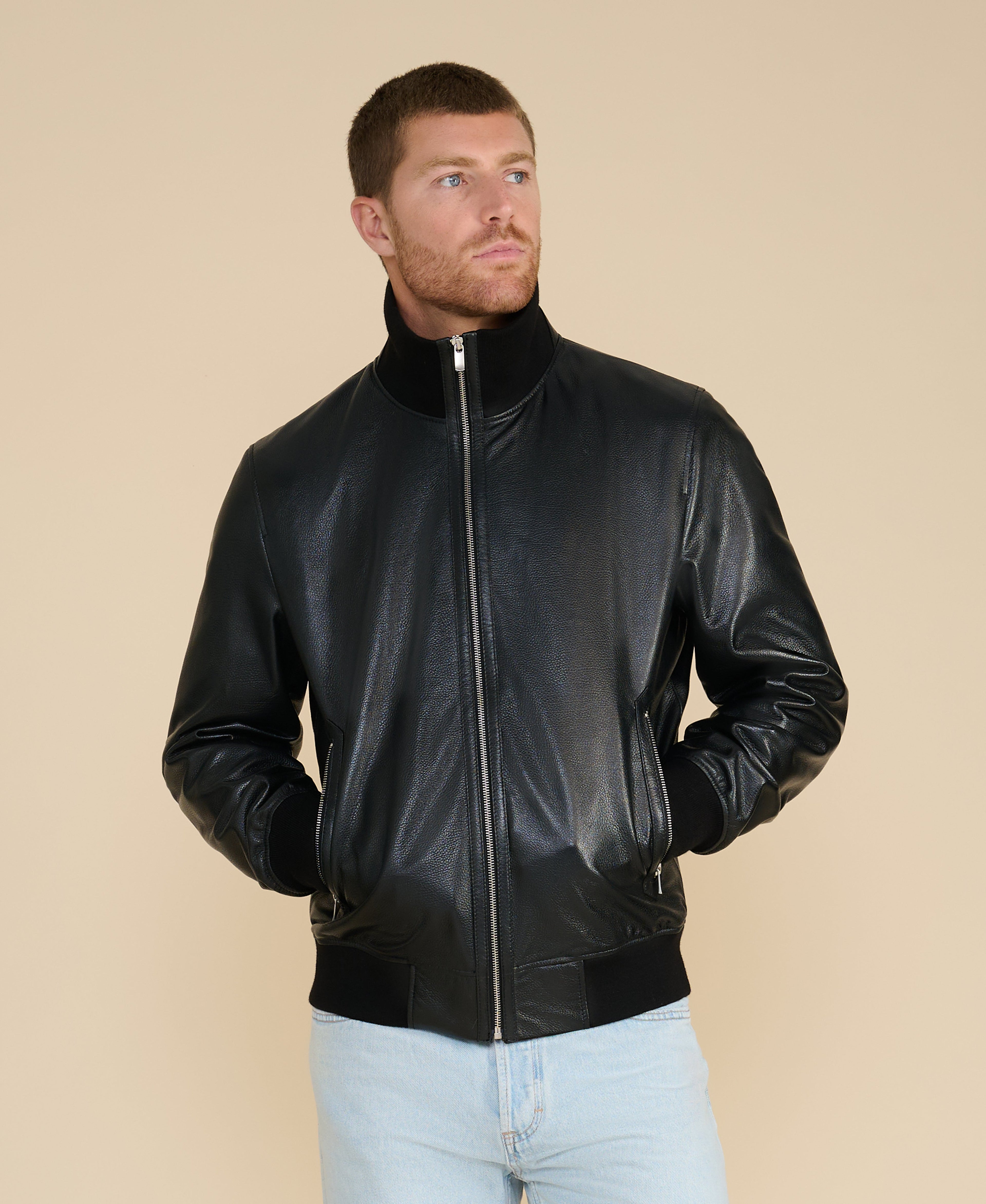 mens leather jacket 1