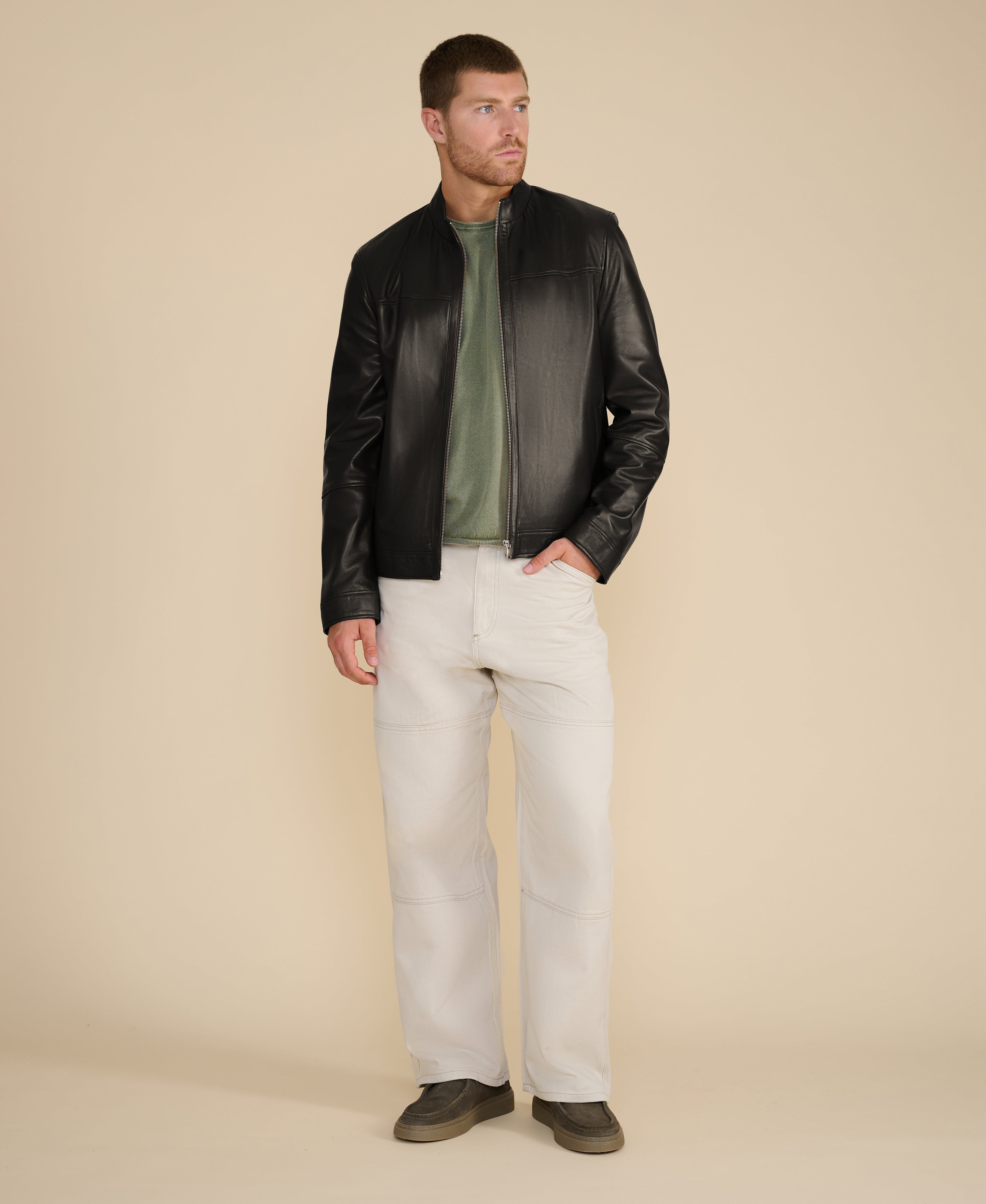 mens nappa jacket