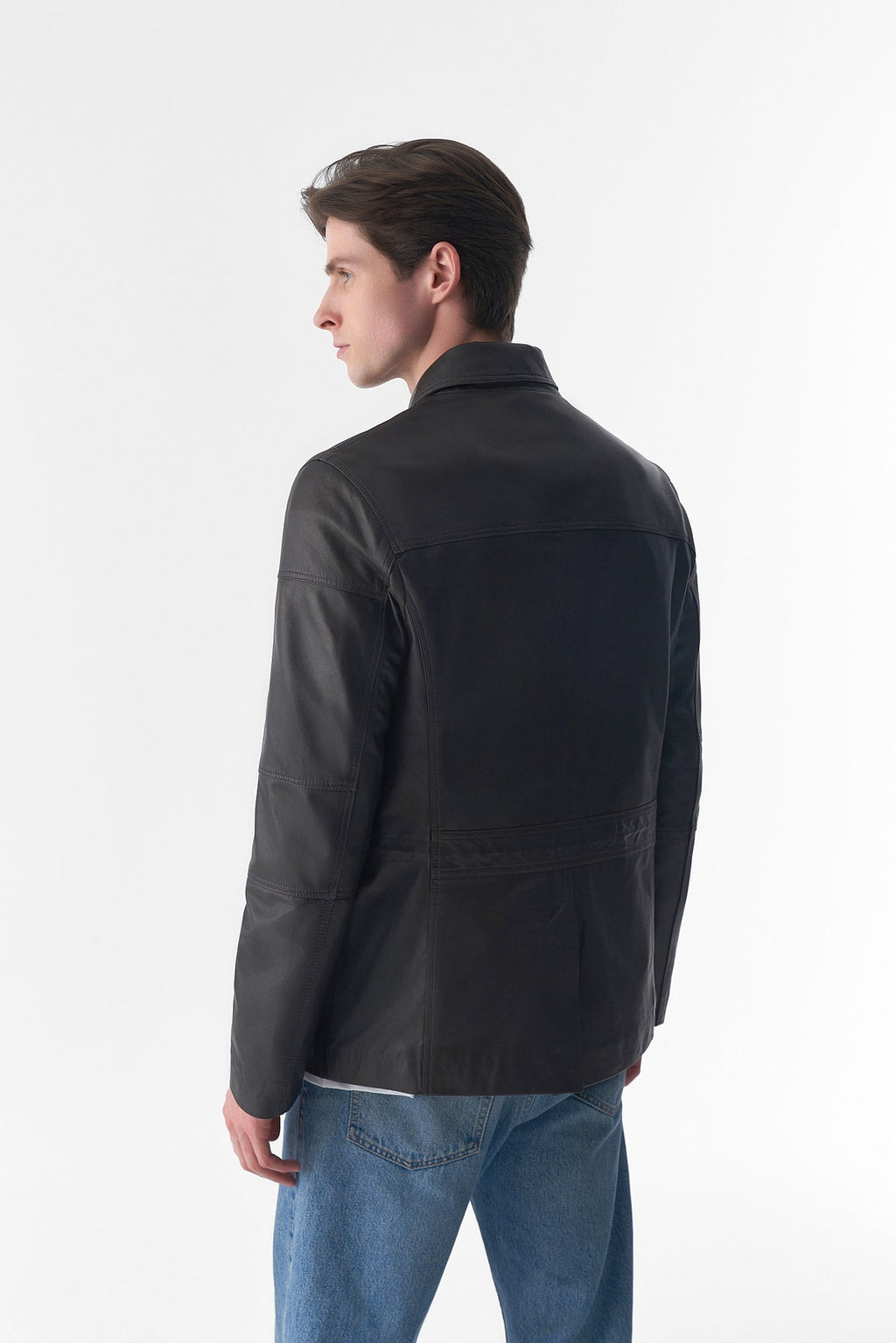 genuine leather coat