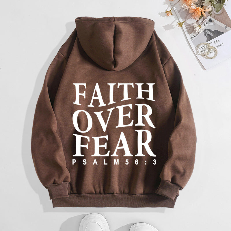 faith over fear hoodie