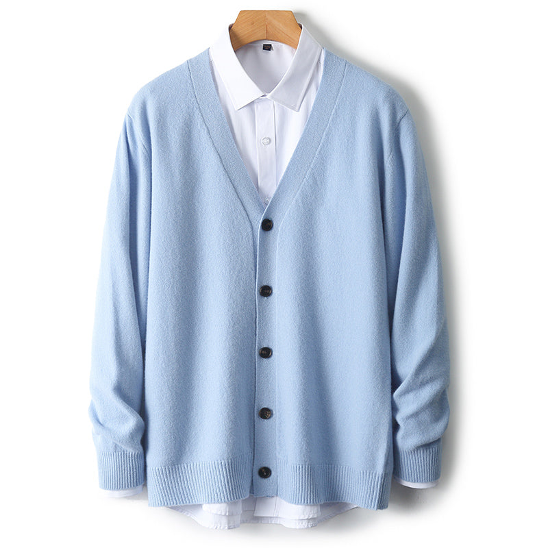 caldura 100 wool cardigan