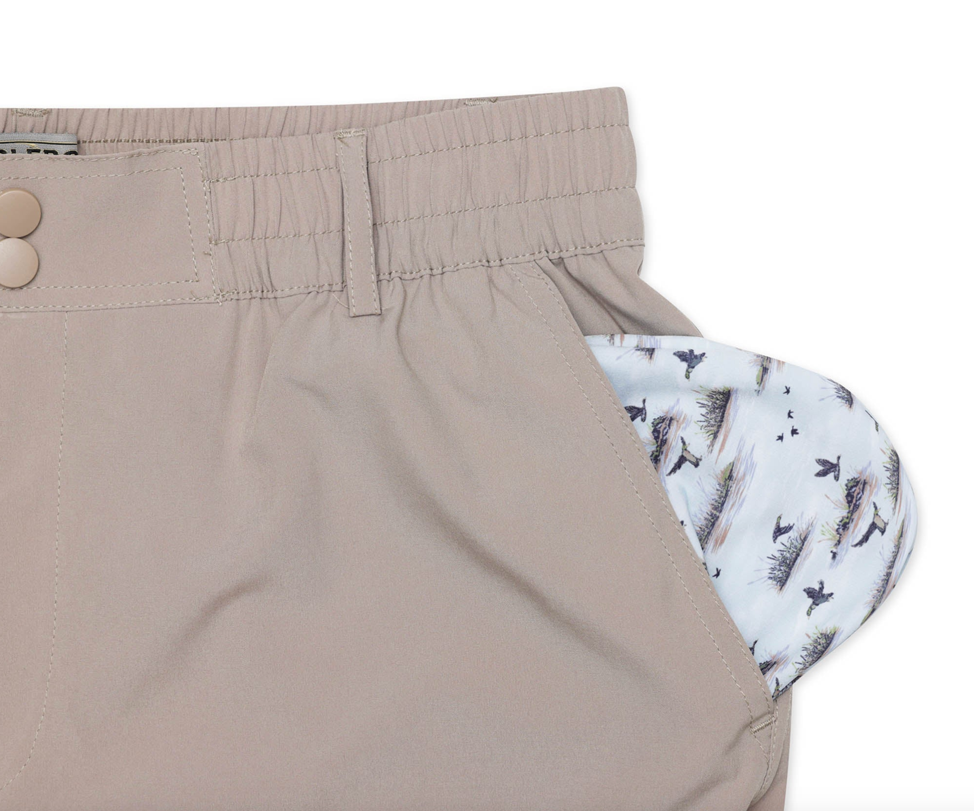 Everyday Short - Cobblestone Khaki - Duck Hunt Pocket