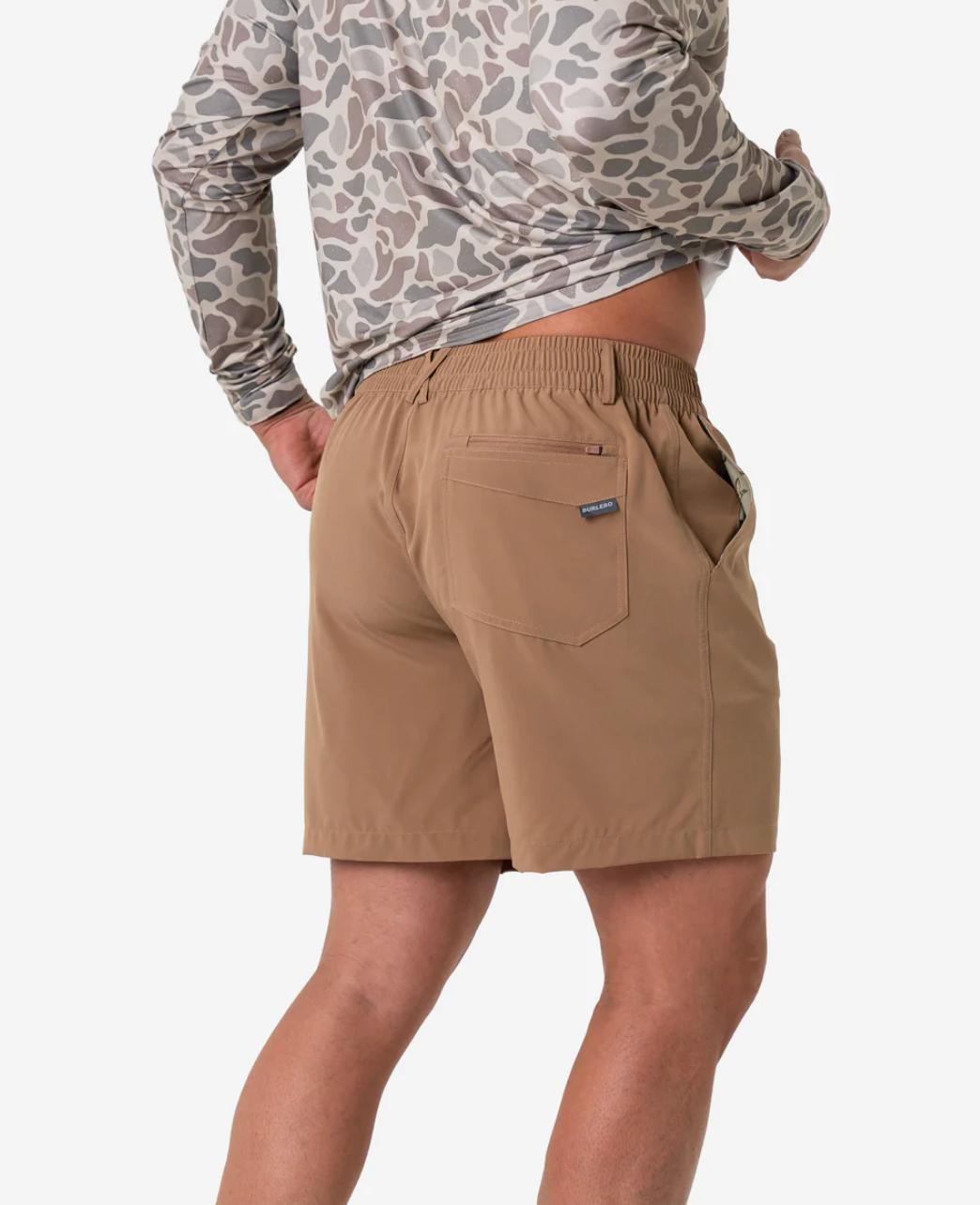 Everyday Short - Desert Tan - Flying Ducks Green Pocket
