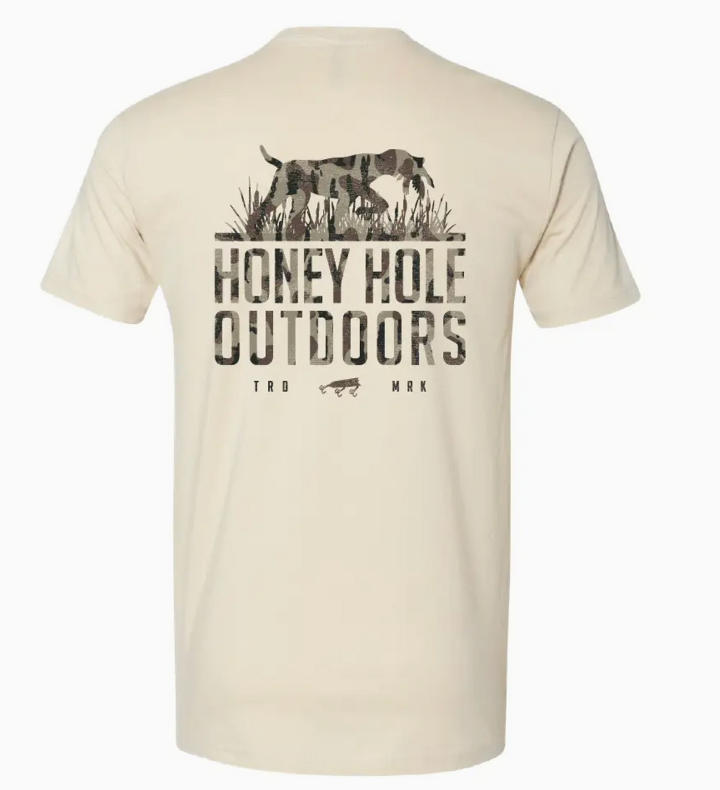 Honey Hole Camo Dog T-Shirt