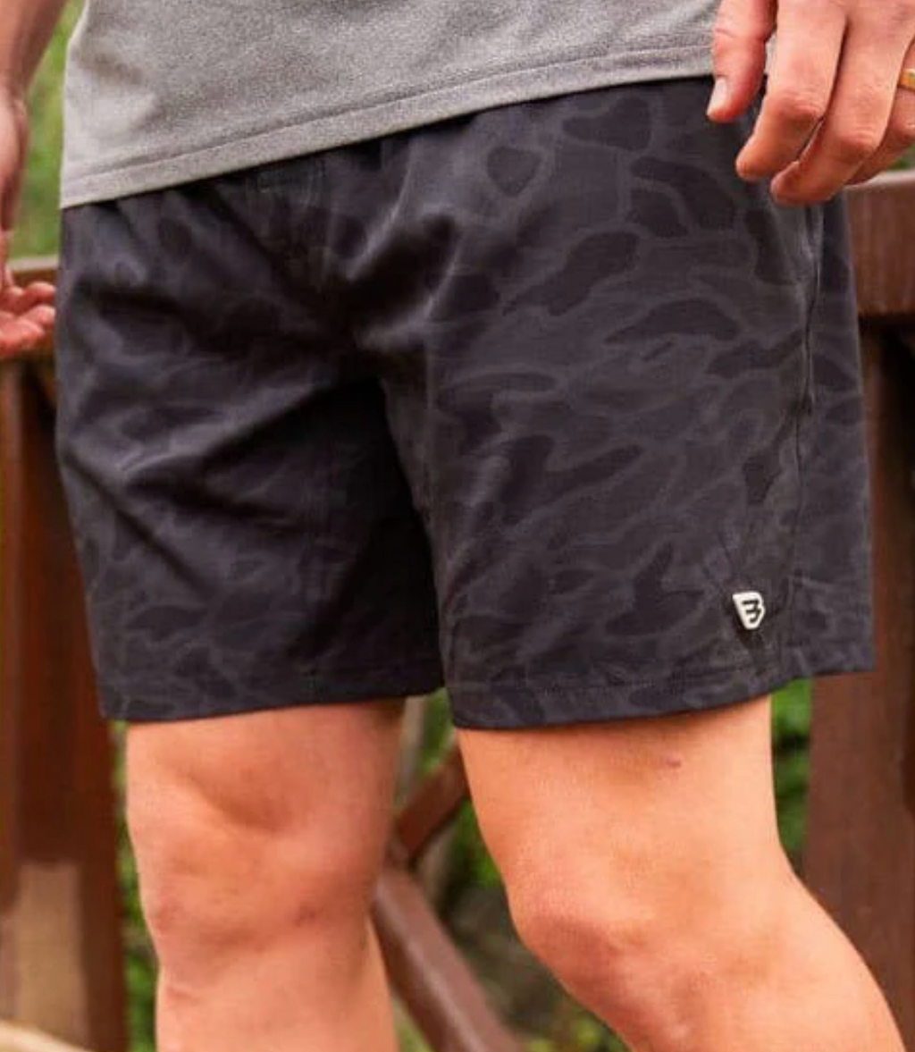 Athletic Short - Black Camo - Black Liner 5.5in.