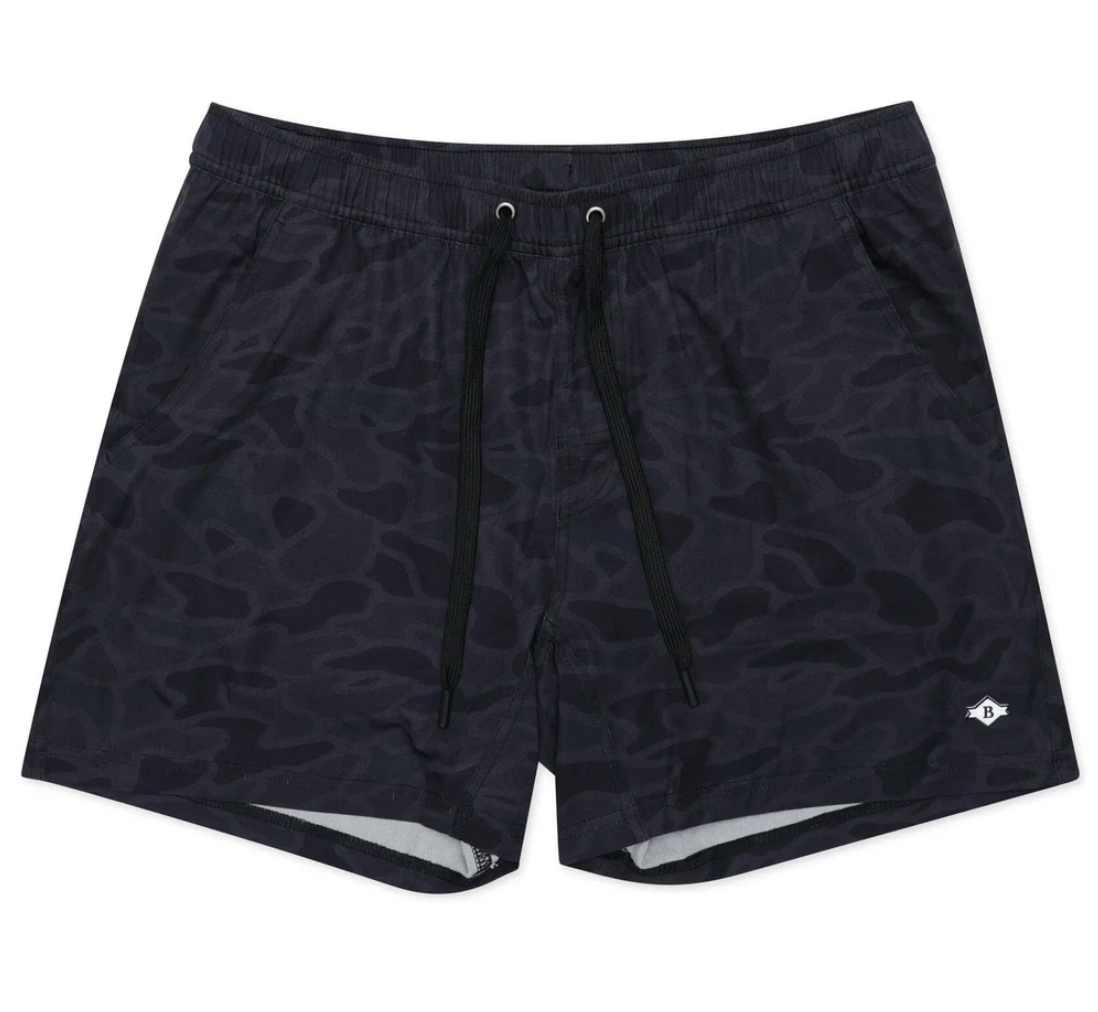 Athletic Short - Black Camo - Black Liner 5.5in.