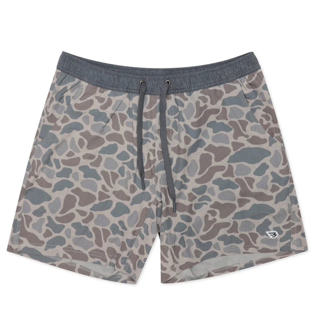 Athletic Short - Classic Deer Camo - Grey Liner