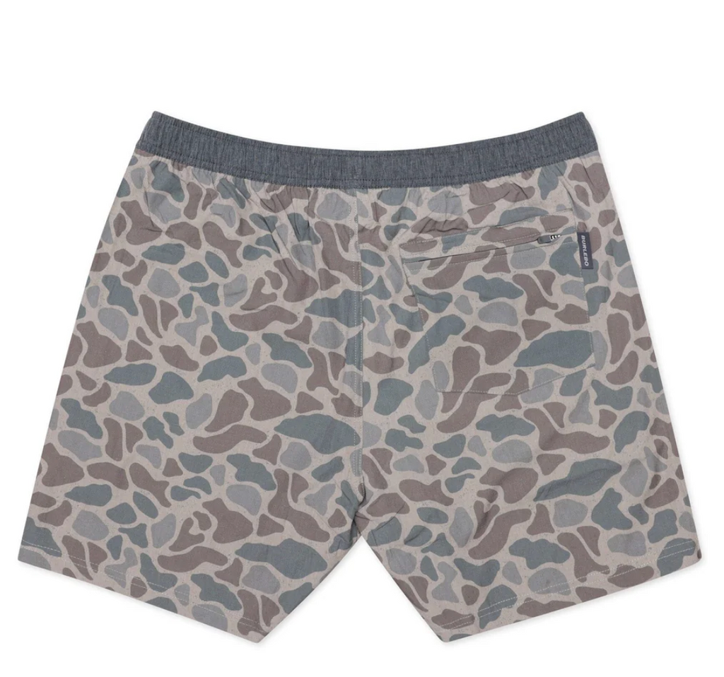 Athletic Short - Classic Deer Camo - Grey Liner