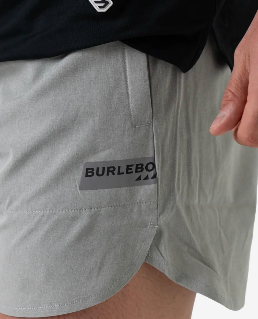 Training Short - Heather Light Grey