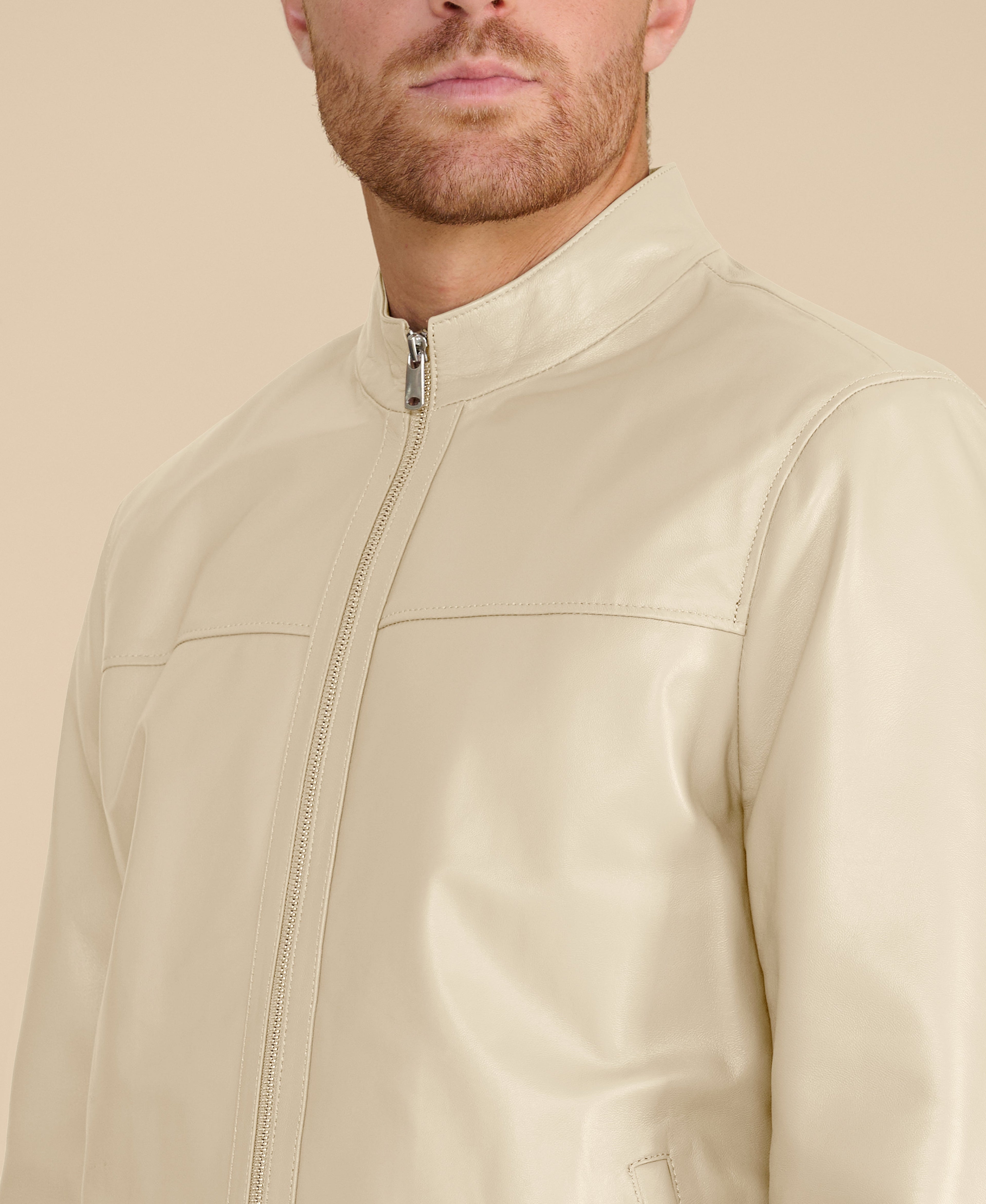 otis racer leather jacket