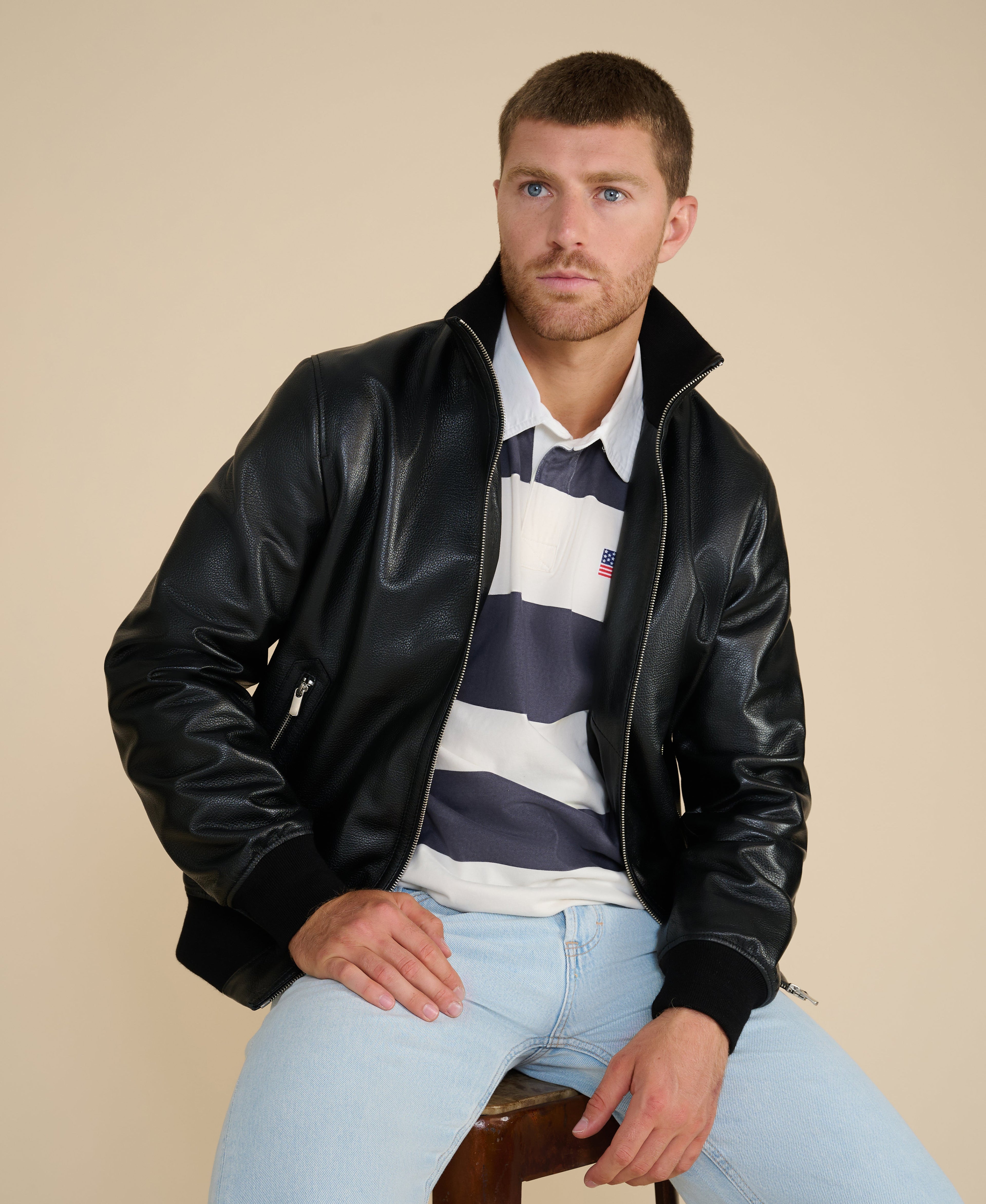 mens leather jacket 1